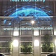 Activists project messages about Assemblyman Miguel Santiago and net neutrality on the AT&T building in Oakland, June 20, 2018. Photo: Alan Marling (Used with permission).